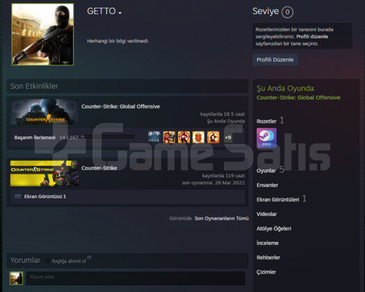 2 MADALYA | PRIME CSGO | MAGAZA TR YESIL FAKTOR