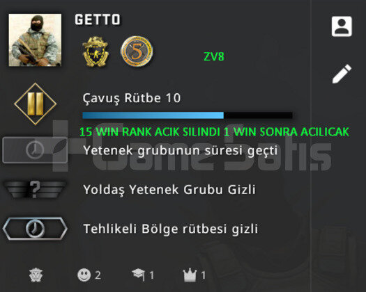 CSGO PRIME | RANK ACIK | YESIL FAKTOR + MADALYA
