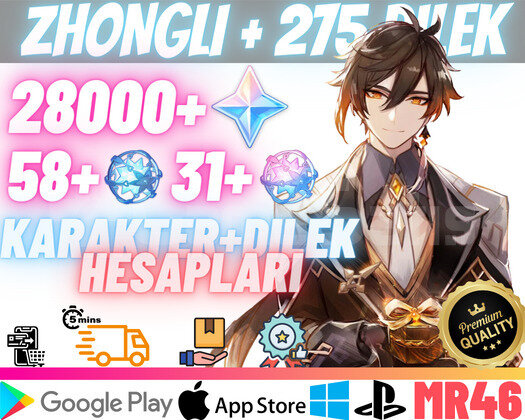 EU|MR46 Zhongli + 275Dilek - 28000Köken 58+31Yazgı