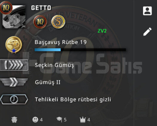 CSGO PRIME | RANK ACIK | YESIL FAKTOR + MADALYA