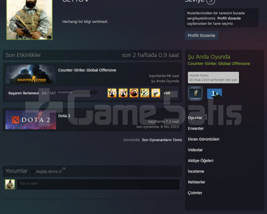 CSGO PRIME 2 MADALYA RANK ACIK NOVA2 YESIL FAKTOR