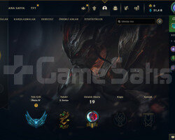 PLAT 4 LOL HESABI 31K MAVİ ÖZ VAR MAİL DEVREDİLECE
