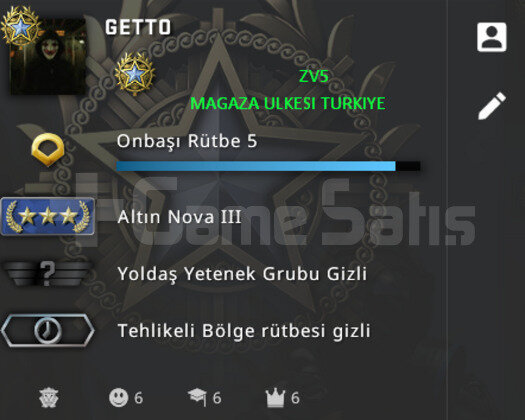 CSGO PRIME | RANK ACIK | YESIL FAKTOR MAGAZA TR
