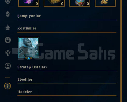 TR Silver 4 | 7 Kostüm - 22K Mö | LoL Hesap