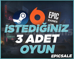 İSTEDİĞİNİZ 3 OYUN + SINIRSIZ DESTEK