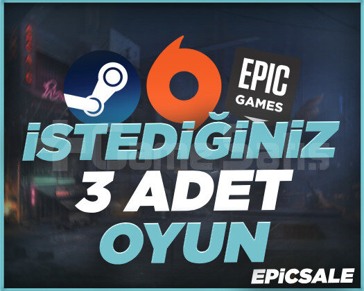 İSTEDİĞİNİZ 3 OYUN + SINIRSIZ DESTEK
