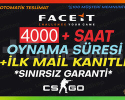 FACEİT HAZIR+ 4000+ SAAT CSGO+İLK MAİL