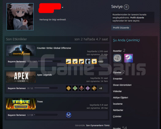1 MADALYA CSGO PRIME