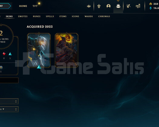 EUW Unranked | 2 Kostüm - 350 RP | LoL Hesap