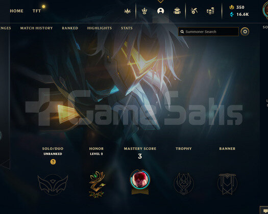 EUW Unranked | 2 Kostüm - 350 RP | LoL Hesap