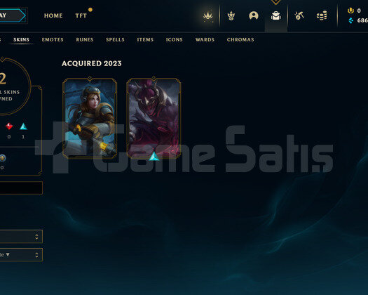 EUW Unranked | 2 Kostüm - 21 Hero | LoL Hesap