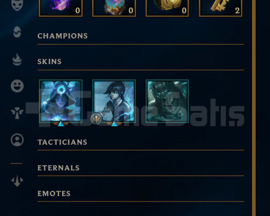 EUW Silver 2 | 3 Kostüm - 22K Mö | LoL Hesap