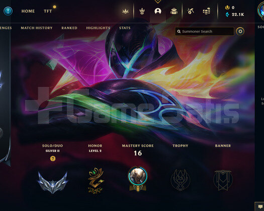 EUW Silver 2 | 3 Kostüm - 22K Mö | LoL Hesap