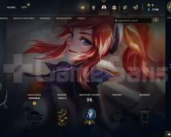 EUW Unranked | 2 Kostüm - 26 Hero | LoL Hesap