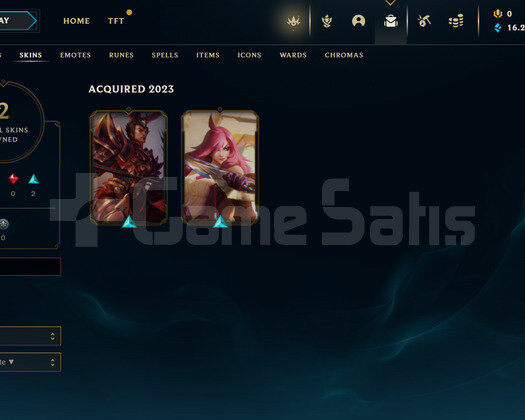 EUW Unranked | 2 Kostüm - 16K Mö | LoL Hesap