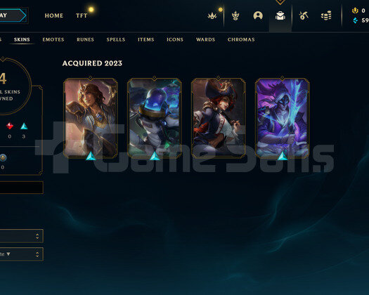 EUW Unranked | 4 Kostüm - 31 Hero | LoL Hesap