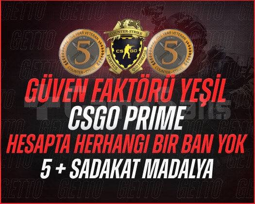2 MADALYA | CSGO PRIME | MAGAZA TR YESIL FAKTOR