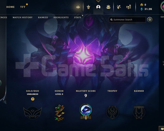 EUW Unranked | 1 Kostüm - 31K Mö | LoL Hesap