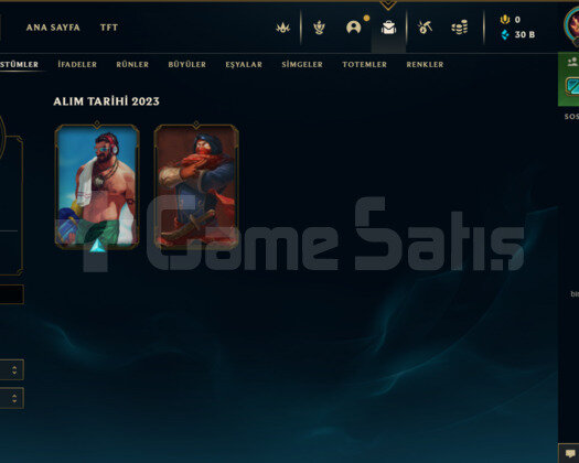 GOLD 4 SMURFÜK HESAP 30K MAVİ ÖZ MAİL DEVREDİLECEK