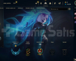 PLAT 4 LOL HESABI 11K MAVİ ÖZ VAR MAİL DEVREDİLECE
