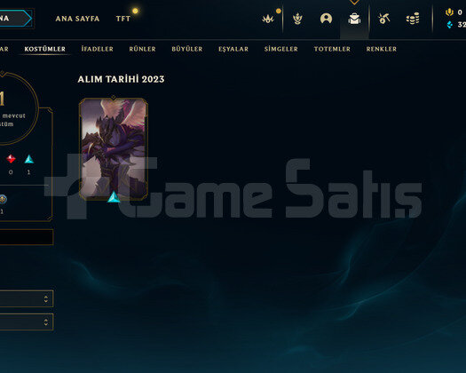 TR Unranked | 1 Kostüm - 26 Hero | LoL Hesap