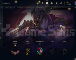 TR Unranked | 1 Kostüm - 26 Hero | LoL Hesap