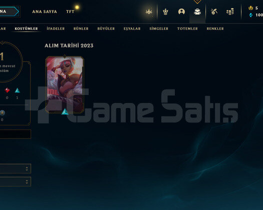 TR Unranked | 1 Kostüm - 26 Hero |LoL Hesap