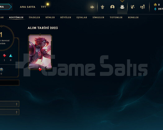 TR Silver 3 | 1 Kostüm - 21 Hero | LoL Hesap