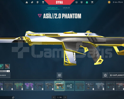 Asil Phantomlu Unranked Hesap pazarlık vardır