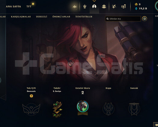 TR Unranked | 1 Kostüm - 21 Hero | LoL Hesap
