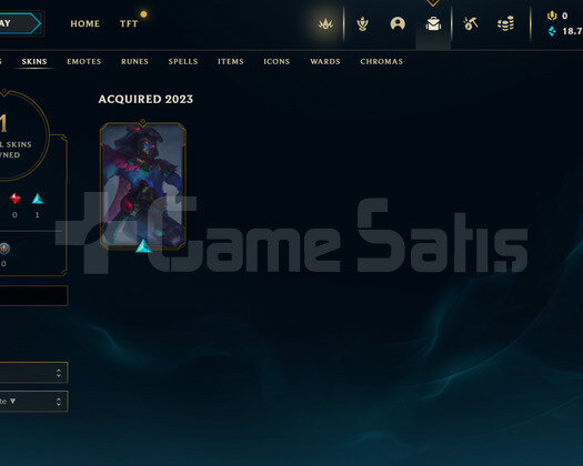 EUW Unranked | 1 Kostüm - 18K Mö | LoL Hesap