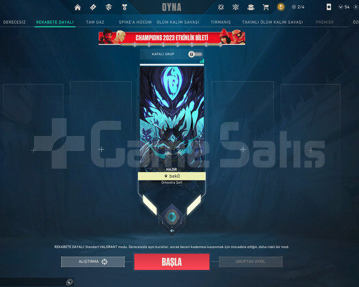 VALORANT BETA PLAT ELO HESAP ONİ VE KAOS