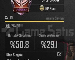 10 SEVİYE KLAN / ANINDA TESLİMAT