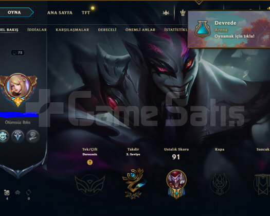Temiz Shaco Main Rank Kasmalık Hesap