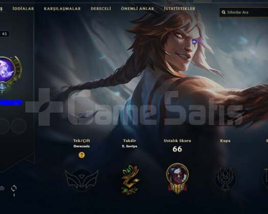 Temiz Kayn Main Lol Hesabı