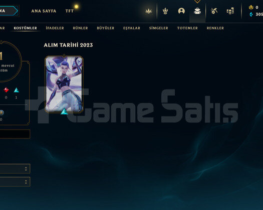 TR Unranked | 1 Kostüm - 25 Hero | LoL Hesap