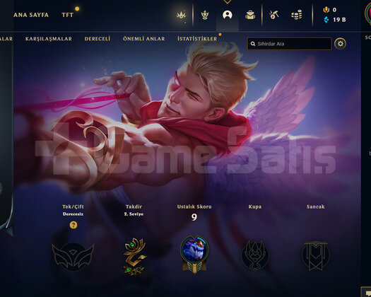 TR Unranked | 3 Kostüm - 19K Mö | LoL Hesap