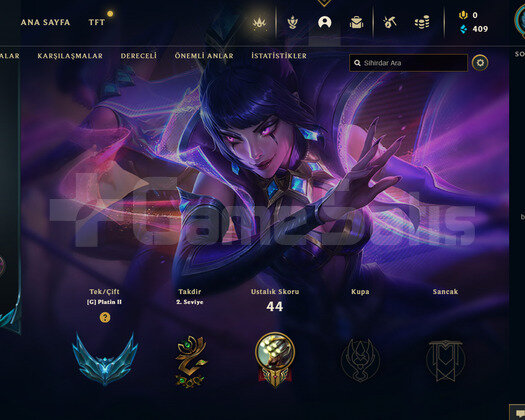 TR 3MAC Plat 2 | 13 Kostüm - 41 Hero | LoL Hesap
