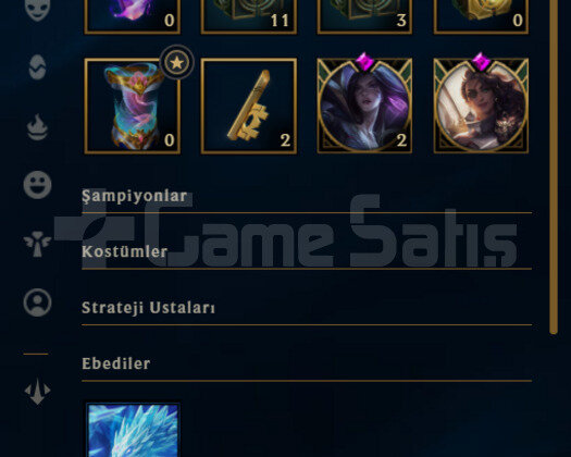 TR Gold 2 | 3 Kostüm - 33 Hero | LoL Hesap
