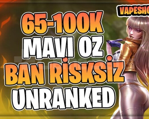 BAN RİKSİZ! TR-EUW +65K MAVİ ÖZ 30 LEVEL UNRANKED