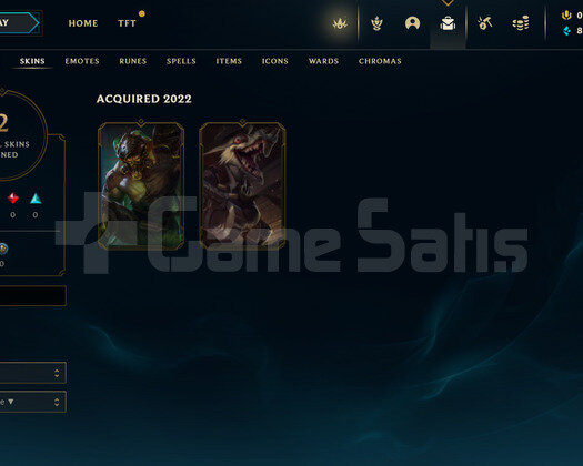 EUW Unranked | 2 Kostüm - 32 Hero | LoL Hesap