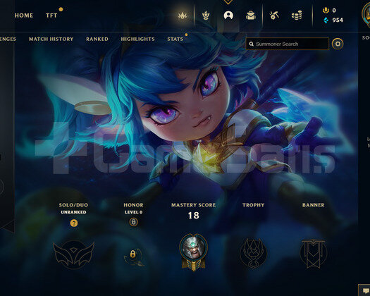 EUW Unranked | 1 Kostüm - 24 Hero | LoL Hesap