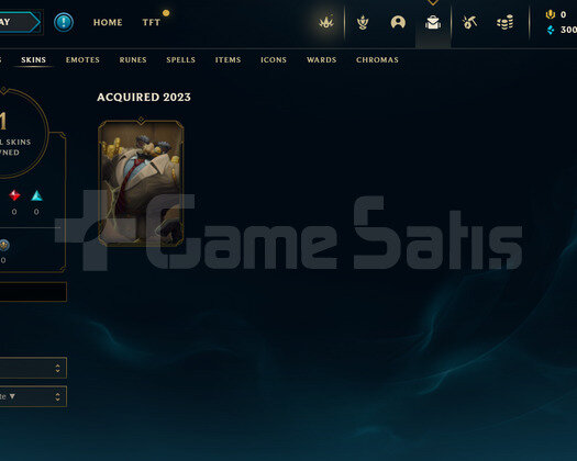 EUW Unranked | 1 Kostüm - 26 Hero | LoL Hesap
