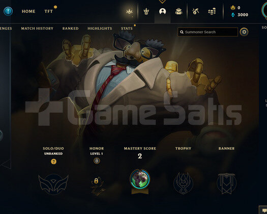 EUW Unranked | 1 Kostüm - 26 Hero | LoL Hesap