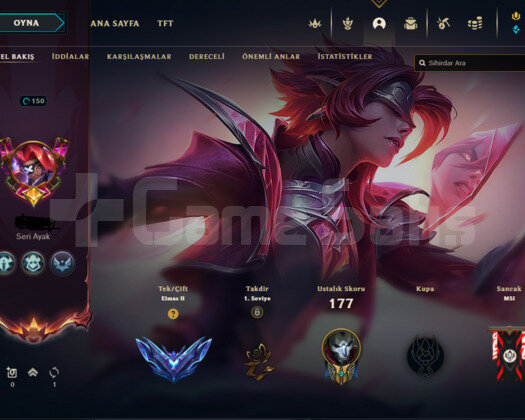 DİA 2 - 67 WR - 150 LVL - 44SKİN - 1123 RP