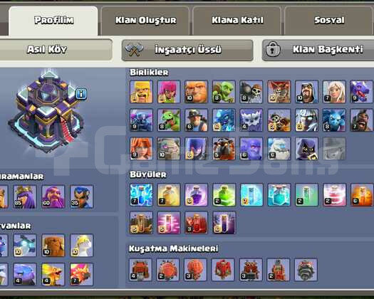COC IDsiz FATURASIZ KB15 Sağlam Hesap