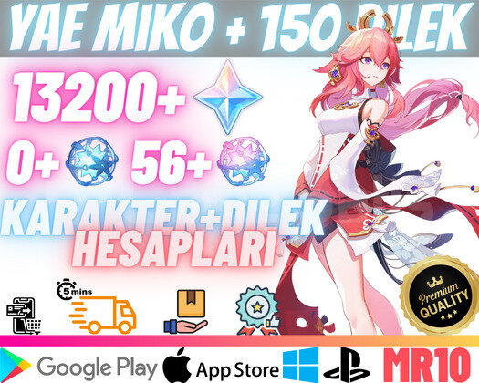 EU|MR10 YaeMiko + 150 Dilek - 13200Köken 56+0Yazgı