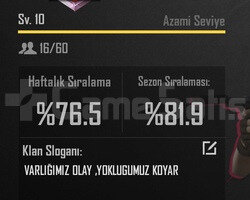 10 SEVİYE KLAN/ İSİM DEĞİŞME AKTİF/ ANINDA TESLİM