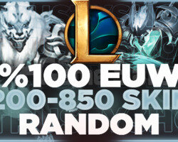 Bol Skinli/150-850 Yüzde Yüz EUW LoL Random Hesap