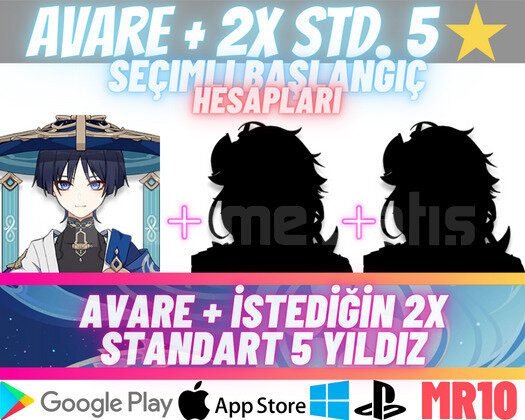 EU | MR10 Avare + 2x Seçimli STD 5 Yıldız